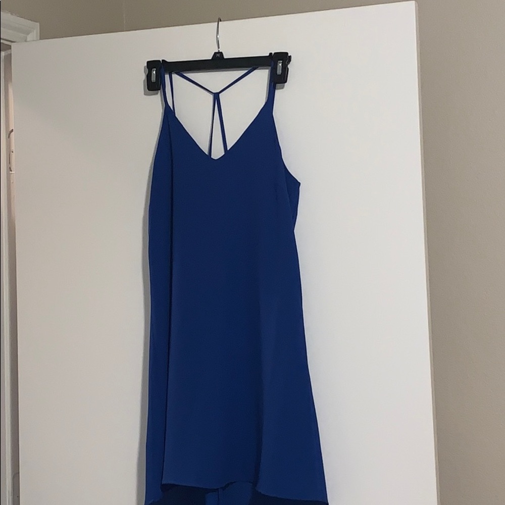 Royal blue dress